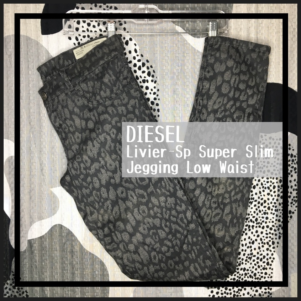 DIESEL • Livier-Sp Super Slim Jegging Low Waist